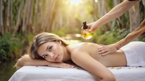Masajes Terapéuticos con Aceite de Eucalipto
